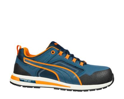 PUMA SCHUHE CROSSTWIST LOW  S3<br/>643100   BLAU/ORANGE  GR. 43