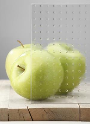 GLASSCHEIBE ESG MASTERCARRE WEISS<br/>41,0 x 142,0 CM FÜR TÜRBLATT 73,5 title=