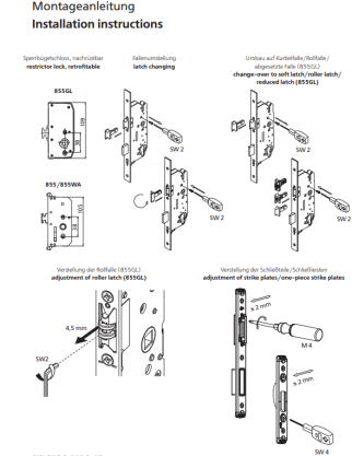 MEHRFACHVERR.MULTISAFE 855<br/>55/92/10 STULP 20 x 2170 FUHRSILB