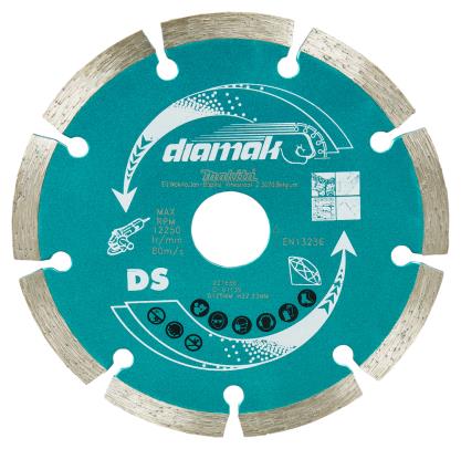 MAKITA DIAMANTSCHEIBE  DIAMAK<br/>D-61139   125 x 22,23 MM   (VE1) title=