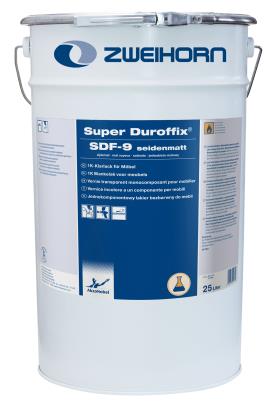 ZWEIHORN SUPER DUROFFIX  25 LTR<br/>5076860 SDF 9 SEIDENMATT (VE1) title=