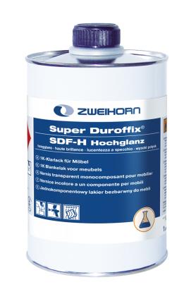 ZWEIHORN SUPER DUROFFIX  1 LTR<br/>5054010 SDF H  HOCHGLÄNZEND (VE6) title=