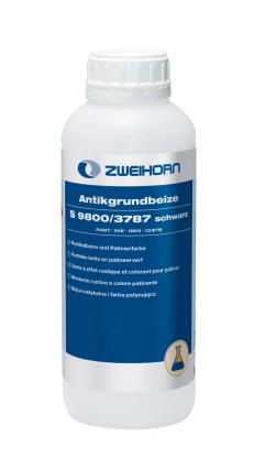 ZWEIHORN ANTIKGRUNDBEIZE  1 LTR<br/>5055329  S 9800/3787 SCHWARZ(VE6) title=