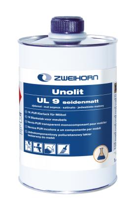 ZWEIHORN UNOLIT 1 K-PURLACK  1LTR<br/>5054051  UL 9  SEIDENMATT (VE6) title=