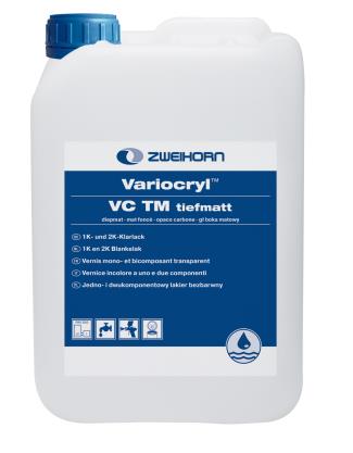 ZWEIHORN VARIOCRYL WASSERKLARLACK<br/>5076840 VC-TM TIEFMATT 5 LTR(VE2) title=