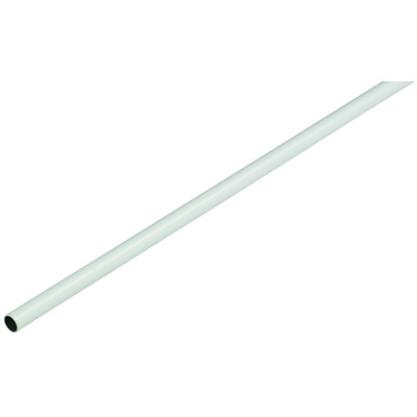 SCHRANKROHR RUND<br/>000427   Ø 19 x 600 MM  STAHL WEISS  (VE1) title=