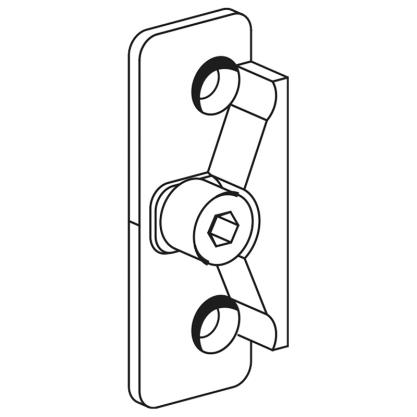 ROTO NT NIVEAUSCHALTSPERRE RAHMENTEIL 20<br/>SAP 260542   N732A10206  VERSTELLBAR  (VE300) title=