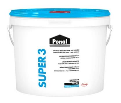 PONAL SUPER 3 PVAC-WEISSLEIM<br/>PN3SN   10 KG EIMER  (VE1) title=