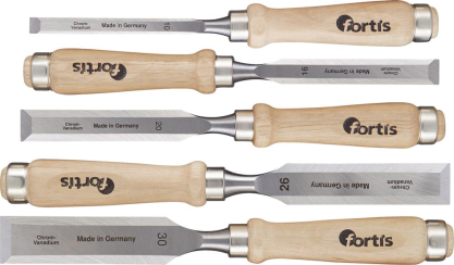STECHBEITEL-SATZ  FORTIS HOLZHEFT<br/>4317784733427   5-TLG.10/16/20/26/30 title=