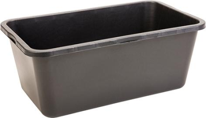 MÖRTELKÜBEL ECKIG  L-SKALA<br/>8713331003351   785x463x310 MM  90 LTR  SCHWARZ title=