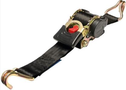 SCHNELLSPANNGURT AUTOMATIK m. RATSCHE u. RUNDHAKEN<br/>7001094   25 MM  3 MTR    300/600 daN  SCHWARZ