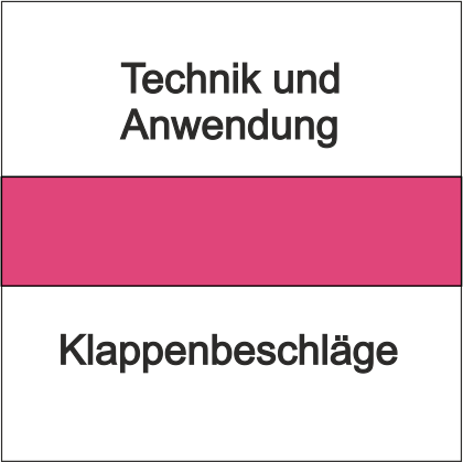 Klappenbeschläge